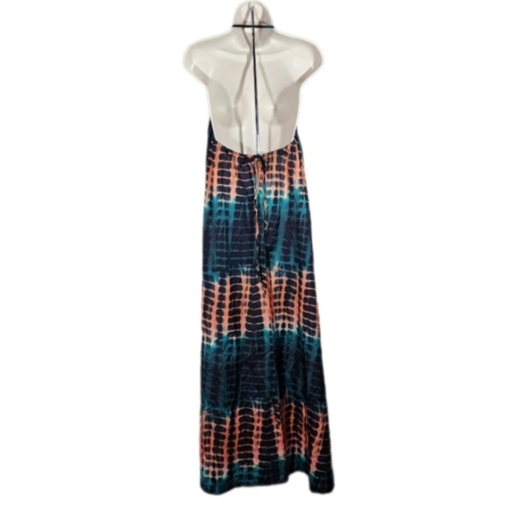 Shein Dress Halter Split Thigh Slit Maxi Green Size S - Picture 9 of 15